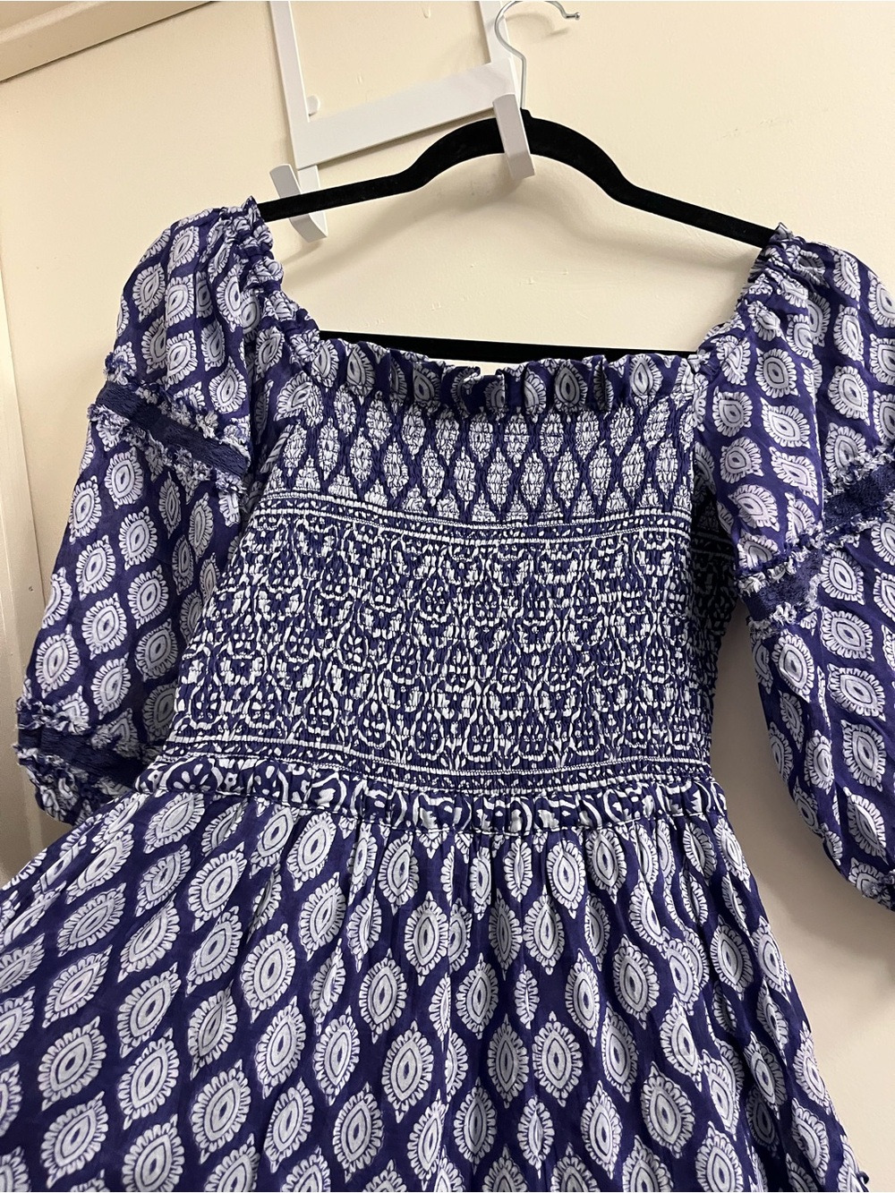 Bell by Alicia Bell Magnolia Puff Sleeve Mini Dress Size Small - Picture 10 of 12